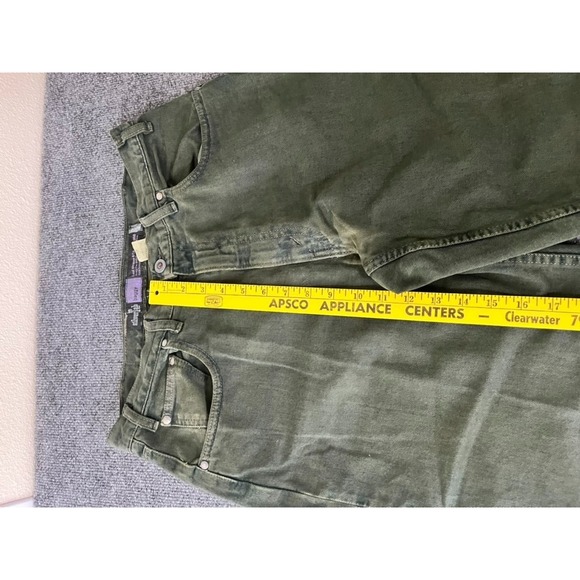 VTG 1992 Silver Tab Levi's Baggy Green DENIM JEANS SIZE 33X30 - Picture 9 of 10